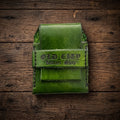 Weatgrass handstitched minimalist leather wallet